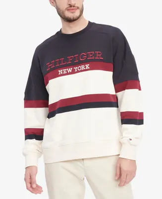 Tommy Hilfiger Men's Monotype Colorblock Sweatshirt
