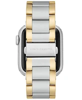 Vince Camuto Men's Silver-Tone and Gold-Tone Stainless Steel Link Band Compatible with 42mm, 44mm, 45mm, Ultra, Ultra2 Apple Watch