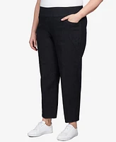 Alfred Dunner Plus Super Stretch Mid-Rise Average Length Denim Pants