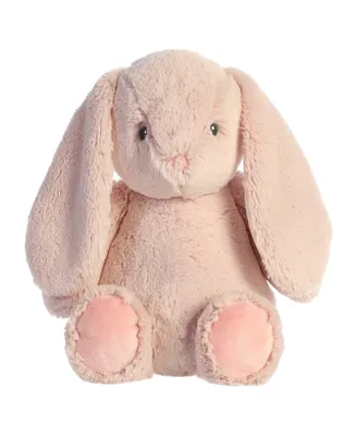 ebba Large Dewey Bunny Playful Baby Plush Toy Rose 12.5"