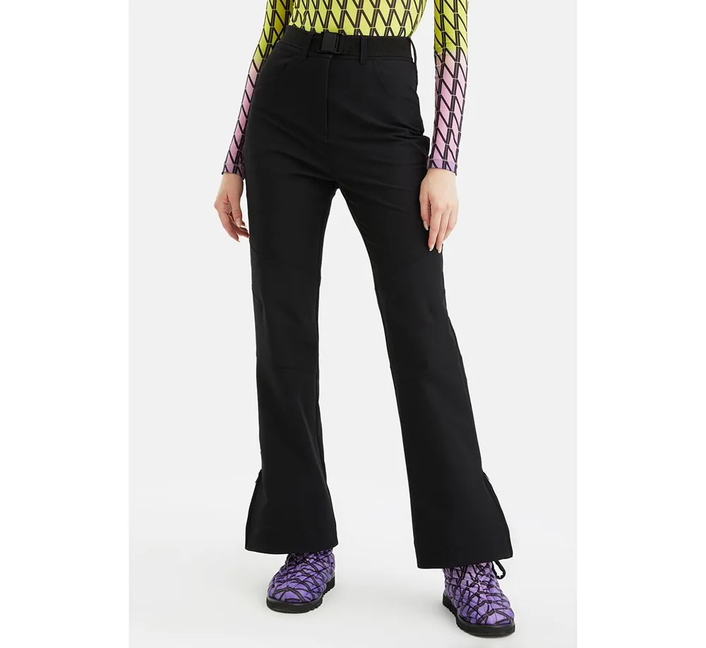 Purple High-Waisted Wide Leg Pants, NOCTURNE