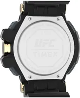 Timex Ufc Men's Combat Analog-Digital Black Resin Watch, 53mm