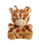Aurora Mini Safara Giraffe Palm Pals Adorable Plush Toy Brown 5"