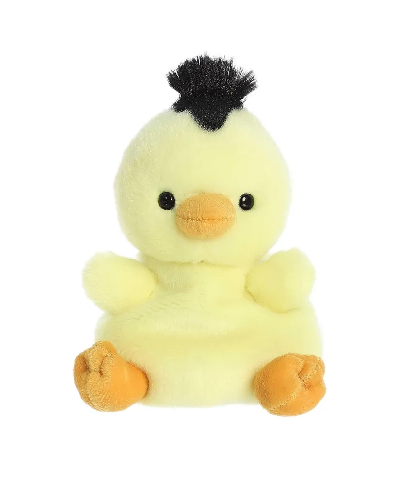 Aurora Mini Benson Striped Chick Palm Pals Adorable Plush Toy Yellow 5"