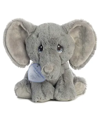 Aurora Small Tuk Elephant Precious Moments Inspirational Plush Toy Gray