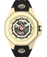 Timex Ufc Men's Pro Automatic Black Polyurethane Watch, 45mm