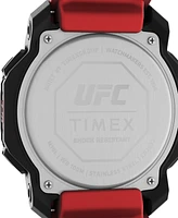 Timex Ufc Men's Knockout Digital Red Polyurethane Watch, 48mm