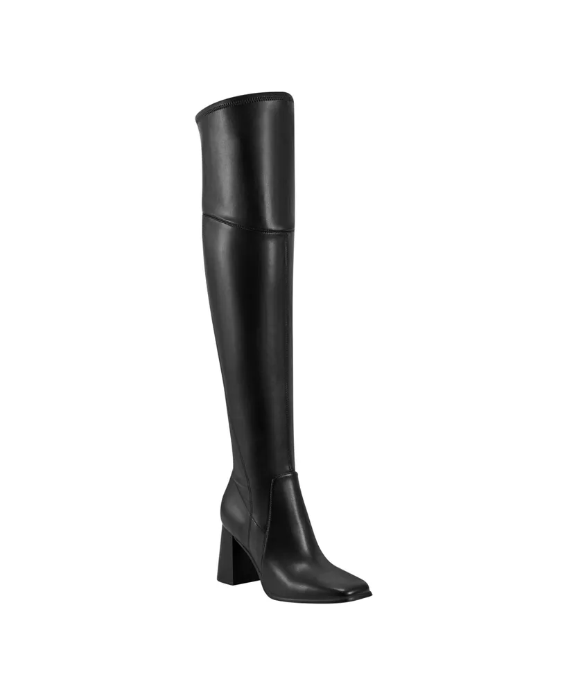 marc fisher black over the knee boots