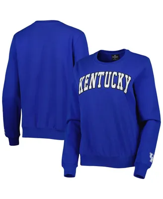 Women's Colosseum Royal Kentucky Wildcats Campanile Pullover Sweatshirt