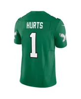 Men's Nike Jalen Hurts Kelly Green Philadelphia Eagles Vapor F.u.s.e. Limited Jersey