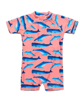 Baby Boys Whale Tail Ss Sunsuit