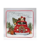 Certified International Home for Christmas 4-Pc. Dinner Plate