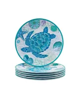 Certified International Serene Seas Melamine Dinner Plate, Set of 6