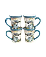 Certified International Harvest Gatherings 4 Piece Mug