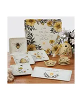 Certified International Bee Sweet Square Platter