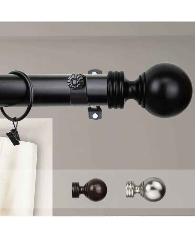 Sphere 1.5" Curtain Rod 165-215"