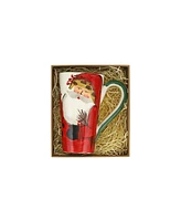 Vietri Old St. Nick Dinnerware Latte Mug With Bird Nest