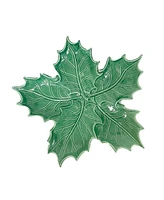 Lastra Evergreen Figural Holly Small Platter