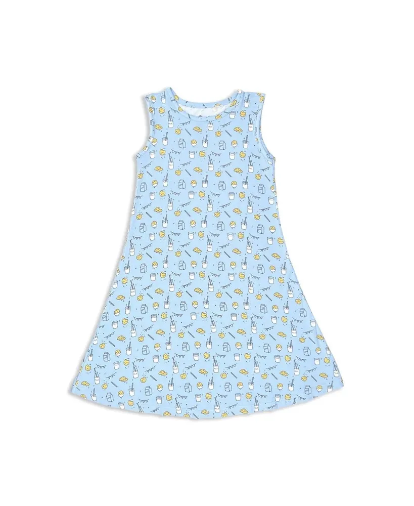 Bellabu Bear Toddler| Child Girls Milk & Cookies Dress