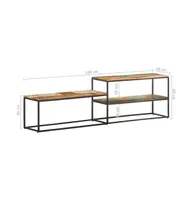 Tv Stand 70.9"x11.8"x19.7" Solid Wood Reclaimed