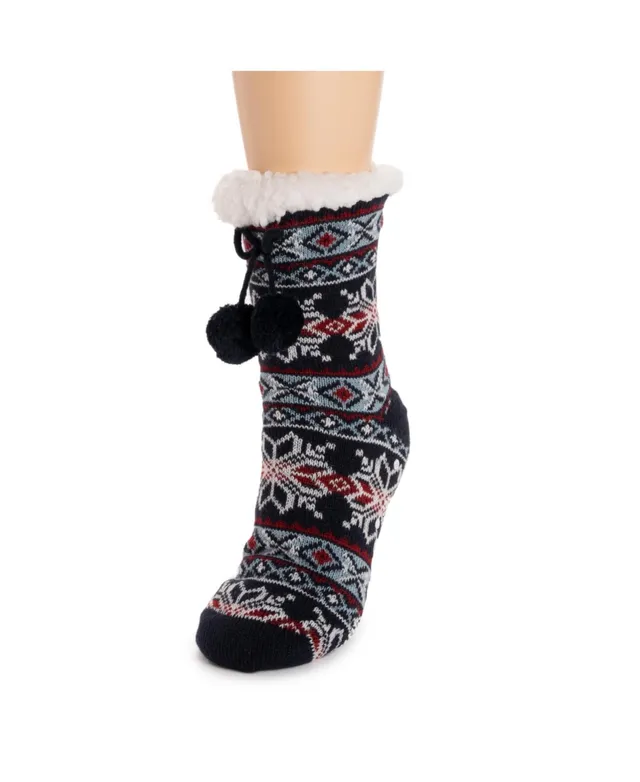 Muk Luks Women's Tall Cabin Socks