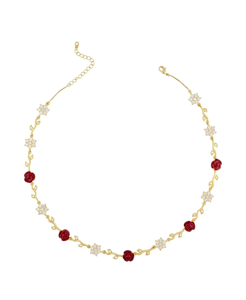 Heymaeve 18k Gold Plated Brass Romantic Necklace