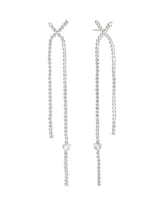 Heymaeve Platinum Plated Brass Statement Earrings