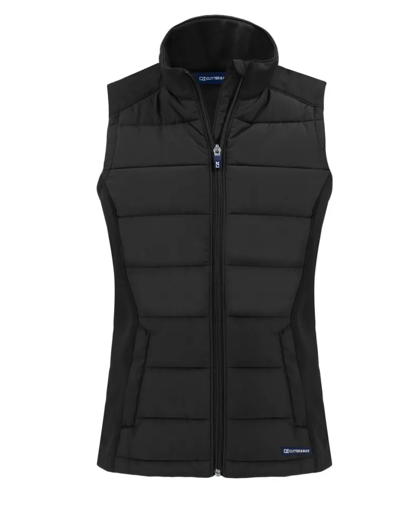 Cutter & Buck Plus Evoke Hybrid Eco Softshell Recycled Full Zip Vest