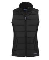 Cutter & Buck Women's Evoke Hybrid Eco Softshell Recycled Full Zip Vest