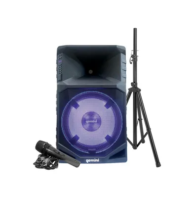 Gemini Portable Water Resistant Wireless Bluetooth Party Speaker