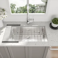 32 Inch Undermount Sink - 32"X19"X10" Undermount Stainless Steel Kitchen Sink 16 Gauge 10 Inch