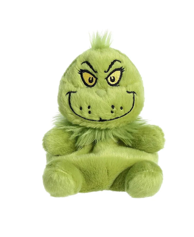 Aurora Mini Palm Pals Grinch Dr. Seuss Whimsical Plush Toy Green 5"