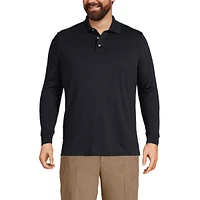 Lands' End Big & Tall Long Sleeve Cotton Supima Polo Shirt