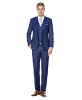 Braveman Men's 3-Piece Premium Vested Slim Fit Suit