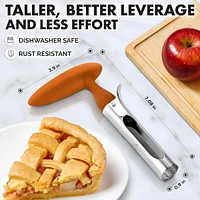 Zulay Kitchen Durable Stainless Steel Premium Apple Corer Remover