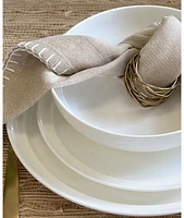 Euro Ceramica Lafayette St. 12 Pc Fine Bone China Dinnerware Set, Service for 4