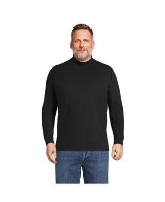 Lands' End Men's Super-t Mock Turtleneck T-Shirt