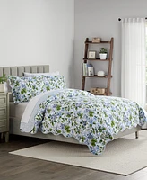 Waverly Treillage Trellis Printed 3-Pc. Bedspread Set