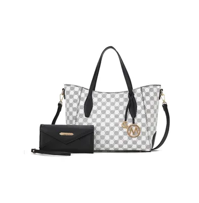 Mkf Collection Gianna Women s Tote with matching Wallet by Mia K