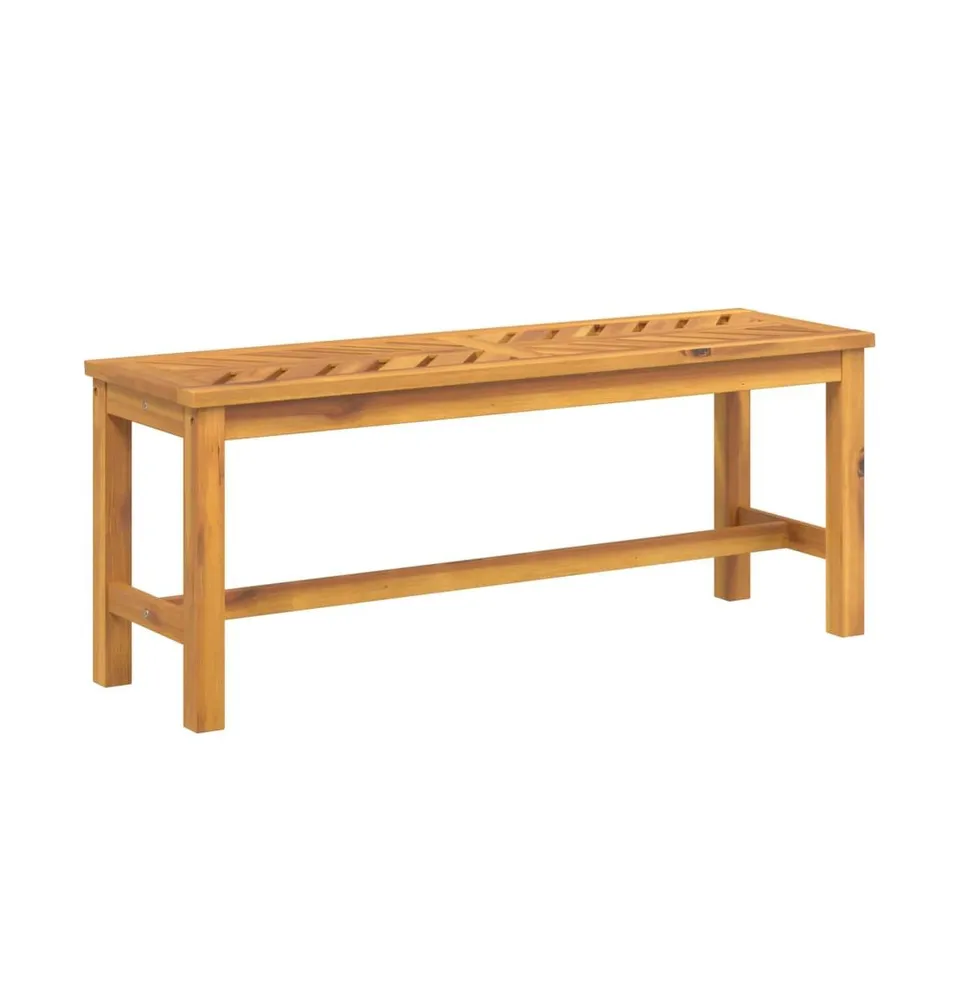 Patio Bench 43.3" Solid Wood Acacia