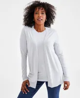 Style & Co Women's Open Front Cardigan Sweater