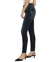 Silver Jeans Co. Women's Suki Mid Rise Curvy Fit Skinny Leg