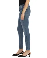 Silver Jeans Co. Women's Suki Mid-Rise Curvy-Fit Skinny-Leg