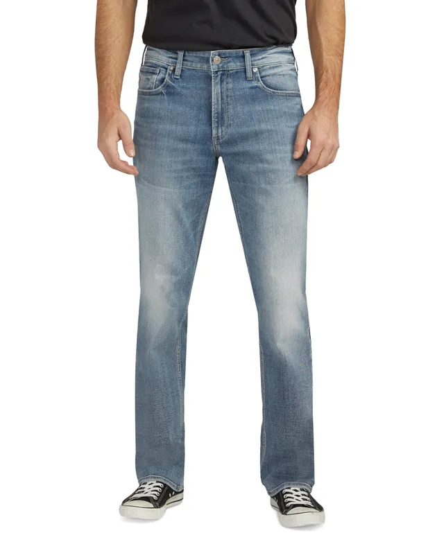 Buy Silver Jeans Men's Zac Relaxed Fit Straight Leg Jean, Indigo, 34X30 at