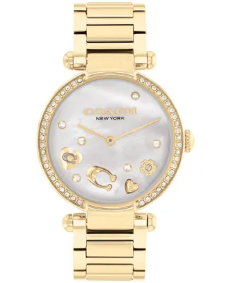 Coach Women's Cary Gold-Tone Stainless Steel Bracelet Watch 34mm