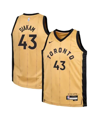 Big Boys Nike Pascal Siakam Gold Toronto Raptors 2023/24 Swingman Replica Jersey - City Edition