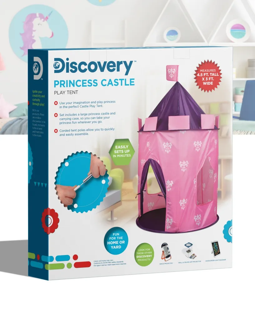 Discovery Kids Princess Castle Royal Play Tent
