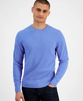 Tommy Hilfiger Men's Ricecorn Textured-Knit Crewneck Sweater