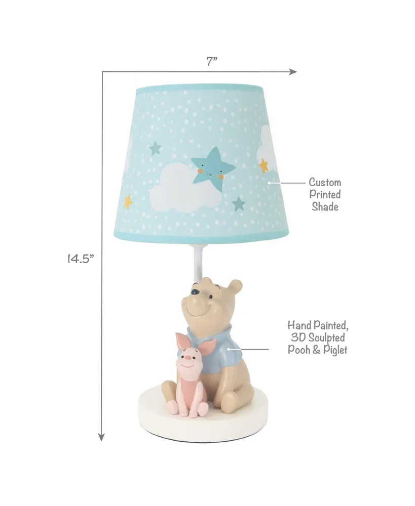 Bedtime Originals Disney Baby Starlight Pooh Lamp with Shade & Bulb - Blue