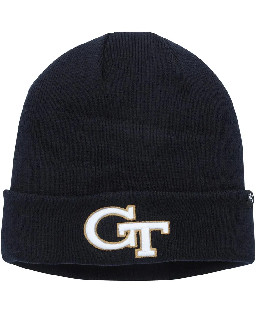 Men's '47 Brand Navy Georgia Tech Yellow Jackets Core Raised Cuffed Knit Hat